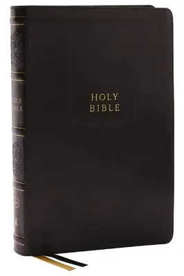 KJV Heilige Bibel, Nachschlagewerk mit Mittelspalte, Lederweich, Schwarz, 73.000+ Querverweise, Rote Schrift, Daumenregister, Komfortdruck: King James Vers - KJV Holy Bible, Center-Column Reference Bible, Leathersoft, Black, 73,000+ Cross References, Red Letter, Thumb Indexed, Comfort Print: King James Vers