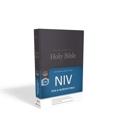 NIV, Kirchenbank- und Gottesdienstbibel, Hardcover, Blau - NIV, Pew and Worship Bible, Hardcover, Blue