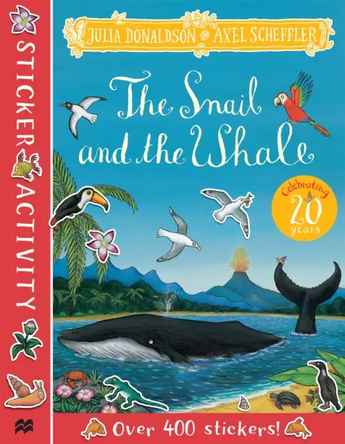 Schnecke und der Wal - Stickerbuch - Snail and the Whale Sticker Book
