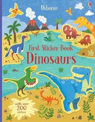 Erstes Stickerbuch Dinosaurier - First Sticker Book Dinosaurs