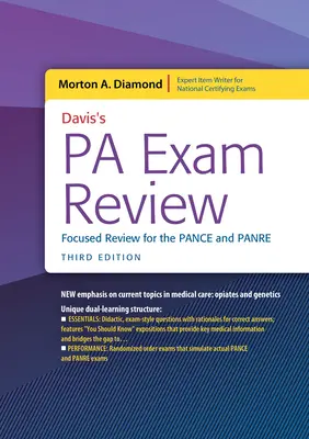 Davis's Pa Exam Review: Gezielte Wiederholung für die Pance und Panre: Gezielte Wiederholung für die Pance und Panre - Davis's Pa Exam Review: Focused Review for the Pance and Panre: Focused Review for the Pance and Panre