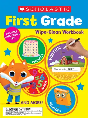 Scholastic Erste Klasse Wipe-Clean Arbeitsbuch - Scholastic First Grade Wipe-Clean Workbook