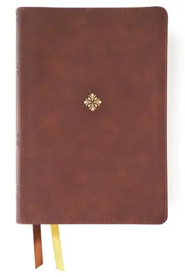 Nkjv, Thompson Kettenreferenzbibel, Großdruck, Lederweich, Braun, Rote Schrift, Komfortdruck - Nkjv, Thompson Chain-Reference Bible, Large Print, Leathersoft, Brown, Red Letter, Comfort Print