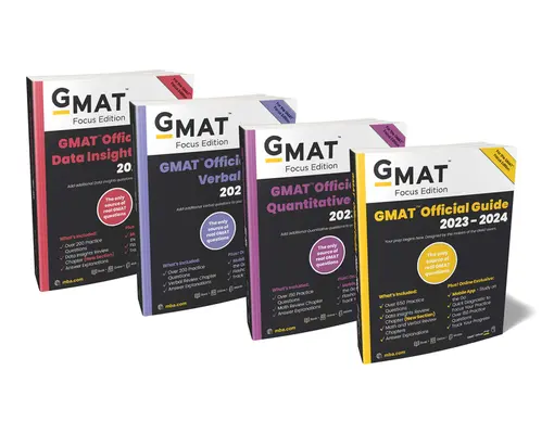 GMAT Official Guide 2023-2024 Bundle, Focus Edition: Enthält GMAT Official Guide, GMAT Quantitative Review, GMAT Verbal Review, und GMAT Data Insight - GMAT Official Guide 2023-2024 Bundle, Focus Edition: Includes GMAT Official Guide, GMAT Quantitative Review, GMAT Verbal Review, and GMAT Data Insight