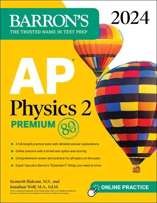 AP Physics 2 Premium, 2024: 4 Übungstests + Umfassende Wiederholung + Online-Praxis - AP Physics 2 Premium, 2024: 4 Practice Tests + Comprehensive Review + Online Practice