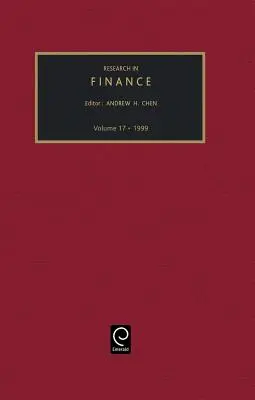 Forschung in der Finanzwirtschaft, Band 17 - Research in Finance, Volume 17