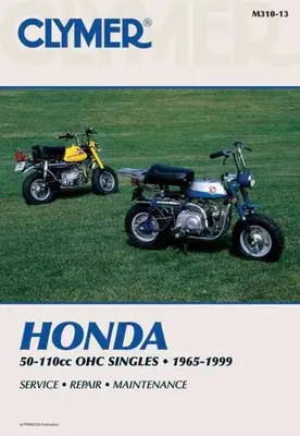 Clymer Honda 50-110cc Ohc Singles, 1965-1999: Service, Reparatur, Wartung - Clymer Honda 50-110cc Ohc Singles, 1965-1999: Service, Repair, Maintenance