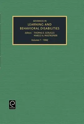 Fortschritte bei Lern- und Verhaltensstörungen, Band 7 - Advances in Learning and Behavioural Disabilities, Volume 7