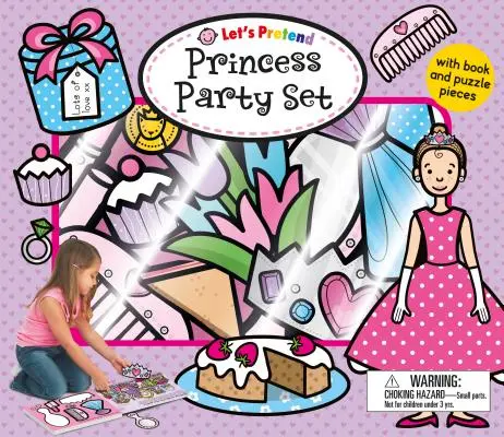 Let's Pretend Prinzessin Party Set: Mit Buch und Puzzleteilen [Mit 15 Spielteilen] - Let's Pretend Princess Party Set: With Book and Puzzle Pieces [With 15 Play Pieces]