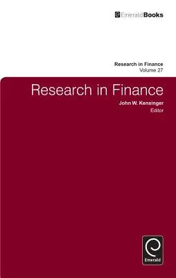 Forschung in Finanzwesen, Band 27 - Research in Finance, Volume 27