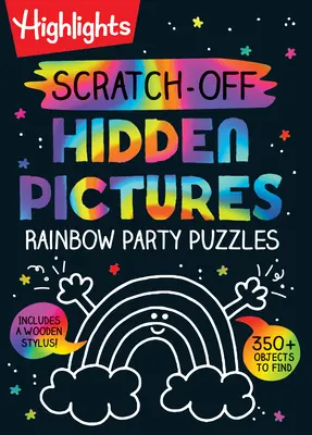 Scratch-Off Versteckte Bilder Regenbogen Party Puzzles - Scratch-Off Hidden Pictures Rainbow Party Puzzles