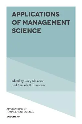 Anwendungen der Management-Wissenschaft - Applications of Management Science