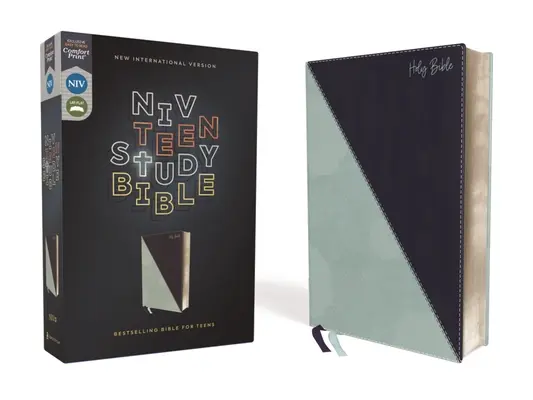 Niv, Teenager Studienbibel, Lederweich, Petrol, Komfortdruck - Niv, Teen Study Bible, Leathersoft, Teal, Comfort Print