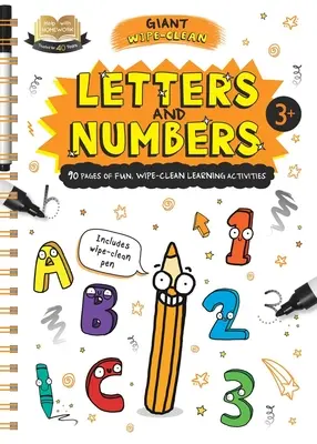 Hilfe bei den Hausaufgaben - Buchstaben und Zahlen: Riesiges Arbeitsbuch zum Abwischen für Kinder ab 3 Jahren - Help with Homework Letters & Numbers: Giant Wipe-Clean Workbook for 3+ Year-Olds