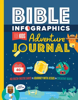 Bibel-Infografiken für Kinder Adventure Journal: 40 glaubensstarke Tage, um mit Jesus auf kreative Weise zu reisen - Bible Infographics for Kids Adventure Journal: 40 Faith-Tastic Days to Journey with Jesus in Creative Ways