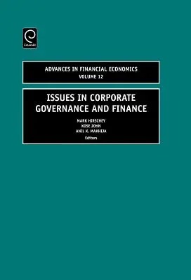 Fragen der Unternehmensführung und Finanzen - Issues in Corporate Governance and Finance