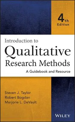 Einführung in die qualitativen Forschungsmethoden: Ein Leitfaden und eine Ressource - Introduction to Qualitative Research Methods: A Guidebook and Resource