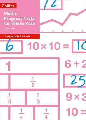 Collins Tests & Assessment - Jahrgangsstufe 4/P5 Mathe Fortschrittstests für White Rose - Collins Tests & Assessment - Year 4/P5 Maths Progress Tests for White Rose