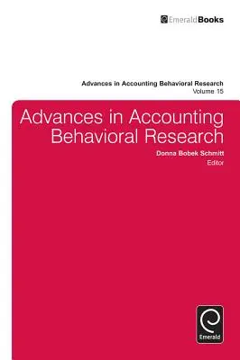 Fortschritte in der Verhaltensforschung im Rechnungswesen - Advances in Accounting Behavioral Research