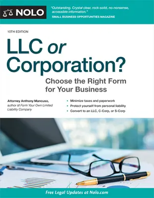 LLC oder Gesellschaft? Wählen Sie die richtige Form für Ihr Unternehmen - LLC or Corporation?: Choose the Right Form for Your Business