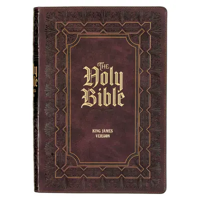 KJV Heilige Bibel, Super Giant Print Faux Leder Red Letter Edition - Ribbon Marker, King James Version, Burgund - KJV Holy Bible, Super Giant Print Faux Leather Red Letter Edition - Ribbon Marker, King James Version, Burgundy