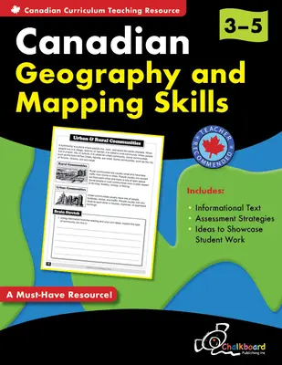 Kanadische Geografie und Kartenkunde Klasse 3-5 - Canadian Geography and Mapping Skills Grades 3-5