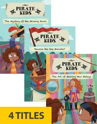 Piratenkinder Satz 2 (Satz von 4) - Pirate Kids Set 2 (Set of 4)