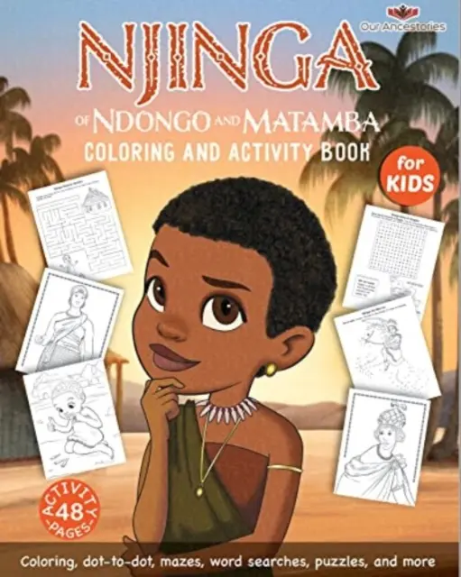 Njinga von Ndongo & Matamba Mal- und Bastelbuch - Njinga of Ndongo & Matamba Coloring and Activity Book