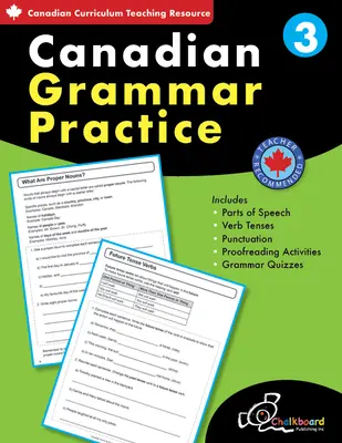 Kanadische Grammatik Klasse 3 - Canadian Grammar Practice Grade 3