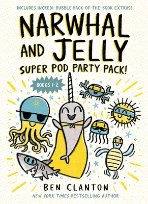 Narwhal und Jelly: Super Pod Party Pack! (Taschenbuch Bücher 1 & 2) - Narwhal and Jelly: Super Pod Party Pack! (Paperback Books 1 & 2)