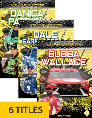 NASCAR-Biografien (6er-Satz) - NASCAR Biographies (Set of 6)