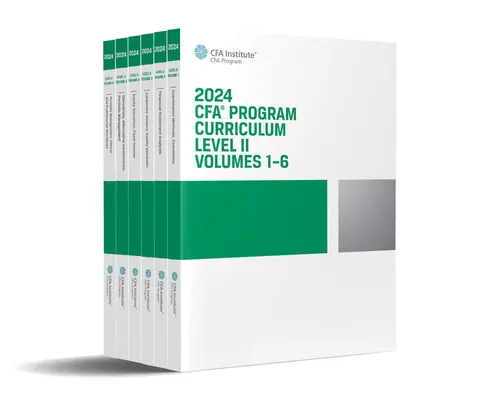 2024 Cfa-Lehrplan Stufe II Box-Set - 2024 Cfa Program Curriculum Level II Box Set