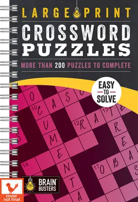 Großdruck Kreuzworträtsel Pink: Über 200 Rätsel zum Vervollständigen - Large Print Crossword Puzzles Pink: Over 200 Puzzles to Complete