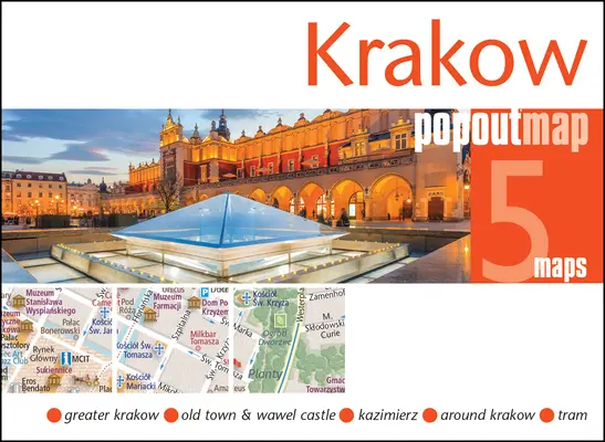Krakau Popout-Karte - Krakow Popout Map