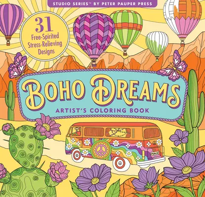 Boho Dreams Ausmalbuch für Erwachsene - Boho Dreams Adult Coloring Book