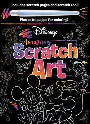 Disney - Erstaunliche Kratzkunst: Mit Kratzwerkzeug und Ausmalvorlagen - Disney - Amazing Scratch Art: With Scratch Tool and Coloring Pages
