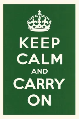 Jahrgangsjournal Keep Calm and Carry On - Vintage Journal Keep Calm and Carry On