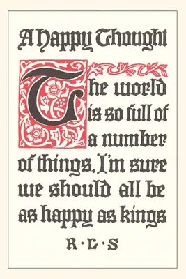 Jahrgangsjournal Stevenson-Zitat - Vintage Journal Stevenson Quote