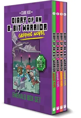 Tagebuch eines 8-Bit-Kriegers Graphic Novel Emerald Box Set - Diary of an 8-Bit Warrior Graphic Novel Emerald Box Set