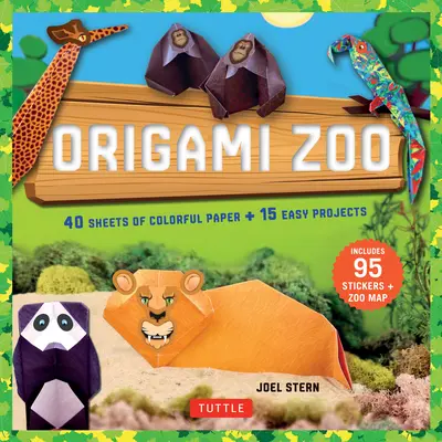 Origami Zoo Kit: Baue einen kompletten Zoo aus Origami-Tieren! Bausatz mit Origami-Buch, 15 Projekten, 40 Origami-Papieren, 95 Aufklebern und Faltvorlagen - Origami Zoo Kit: Make a Complete Zoo of Origami Animals!: Kit with Origami Book, 15 Projects, 40 Origami Papers, 95 Stickers & Fold-Out