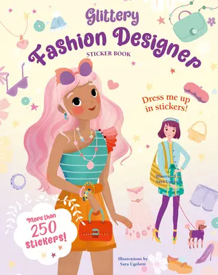 Glitzerndes Modedesigner-Stickerbuch - Glittery Fashion Designer Sticker Book