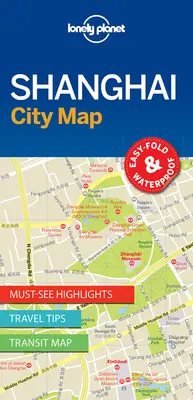 Lonely Planet Shanghai Stadtplan 1 - Lonely Planet Shanghai City Map 1