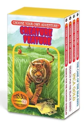 Choose Your Own Adventure 4-Book Boxed Set Creature Feature Box (Der Fall des Seidenkönigs, Inka-Gold, Die Suche nach dem Spitzmaulnashorn, Die Suche nach dem Moun - Choose Your Own Adventure 4-Book Boxed Set Creature Feature Box (the Case of the Silk King, Inca Gold, Search for the Black Rhino, Search for the Moun