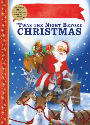 Twas the Night Before Christmas: Personalisiertes Buch mit Stickern - 'Twas the Night Before Christmas Personalized Book with Stickers