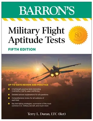 Military Flight Aptitude Tests, Fünfte Ausgabe: 6 Übungstests + Umfassende Wiederholung - Military Flight Aptitude Tests, Fifth Edition: 6 Practice Tests + Comprehensive Review