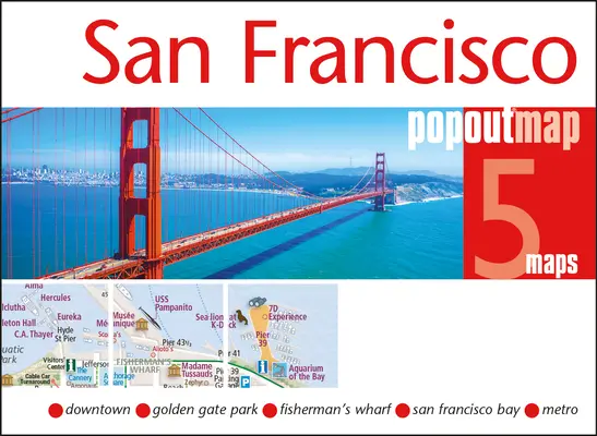 San Francisco Popout-Karte - San Francisco Popout Map