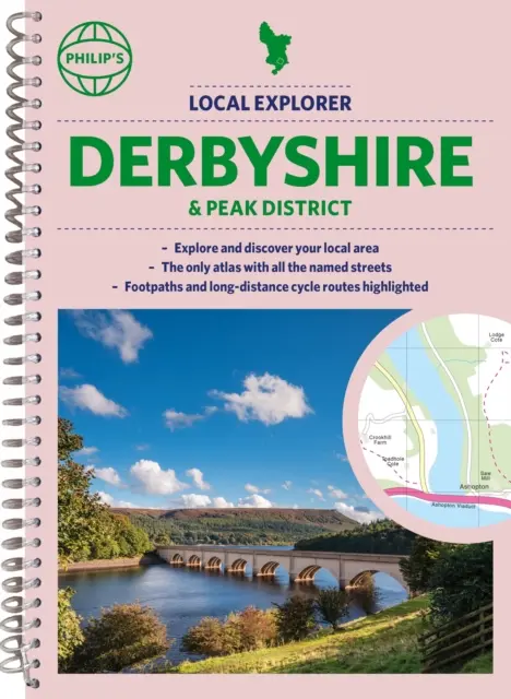 Philip's Local Explorer Straßenatlas Derbyshire und der Peak District - Philip's Local Explorer Street Atlas Derbyshire and the Peak District