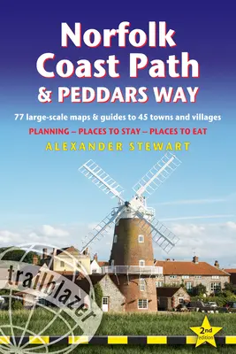 Norfolk Coast Path & Peddars Way: Britischer Wanderführer: 77 großmaßstäbliche Wanderkarten (1:20.000) und Führer zu 45 Städten und Dörfern - Planung, Ausflugsziele - Norfolk Coast Path & Peddars Way: British Walking Guide: 77 Large-Scale Walking Maps (1:20,000) & Guides to 45 Towns & Villages - Planning, Places to