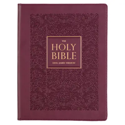 KJV Heilige Bibel, Großdruck Notizen Bibel, Kunstleder Hardcover - King James Version, Pflaume - KJV Holy Bible, Large Print Note-Taking Bible, Faux Leather Hardcover - King James Version, Plum