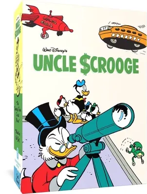 Walt Disneys Onkel Dagobert Geschenkset der vierundzwanzigkarätige Mond und die Insel im Himmel: Bände 22 und 24 - Walt Disney's Uncle Scrooge Gift Box Set the Twenty-Four Carat Moon & Island in the Sky: Vols 22 and 24